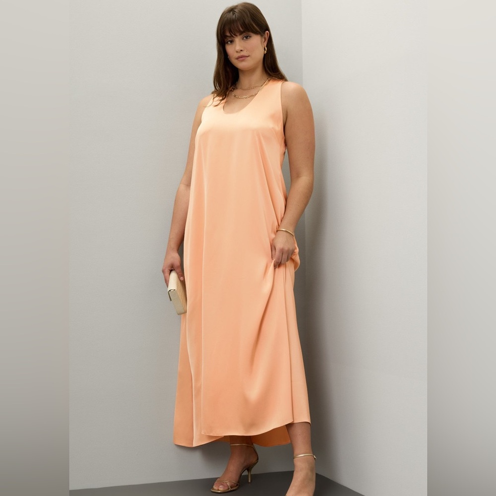 Rosetta Getty Peach Maxi Dress - Picture 6 of 11